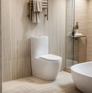 Унитаз напольный Ceruttispa Vince Tornado CT10373 безободковый со смывом торнадо белый